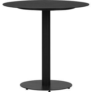 Lisomme Sieb metalen tuintafel zwart - Ø70 x 72 cm