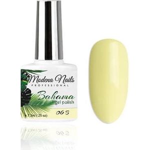 Modena Nails Gellak Bahama - B06 7,3ml. - Geel/Groen - Glanzend - Gel nagellak