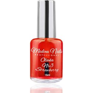 Modena Nails Nagelolie - 03 Strawberry 15ml.