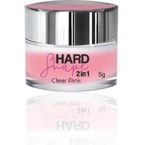 Modena Nails Hard Shape 2in1 voor het verlengen en opbouwen van nagels - Clear Pink 5g.