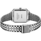 Cluse  - dames horloge - zilverkleurig met  band