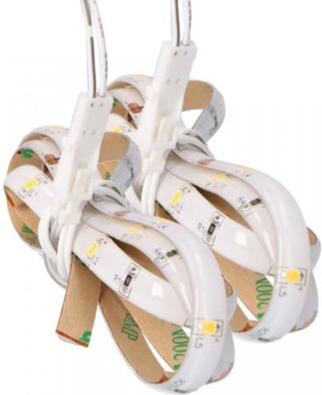 LED's Light LED Strip 0.8m - Warm Wit - Dimbaar - Trapverlichting - 2 Stuks