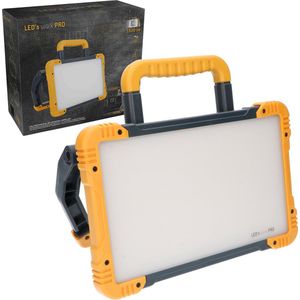 LED's Work Oplaadbare LED Bouwlamp 1500 - Draadloze werking op accu – IP54 – Rough Service Tested