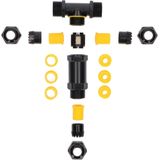 LED's Light Pro Kabelverbinder T-connector - IP68 waterdicht - Voor 3 kabels van 4 tot 14 mm