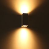 LED's Light LED Buitenlamp met GU10 Fitting - Rechthoek - IP44 - Wit - Model Milaan