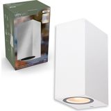 LED's Light LED Buitenlamp met GU10 Fitting - Rechthoek - IP44 - Wit - Model Milaan