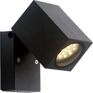 LED's Light Kantelbare LED Buitenlamp - GU10 fitting - IP44 - Zwart - Model Lucca