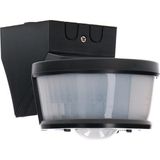 LED's Light Pro Bewegingssensor met Hoekbeugel Universeel - 12 meter bereik - Zwart