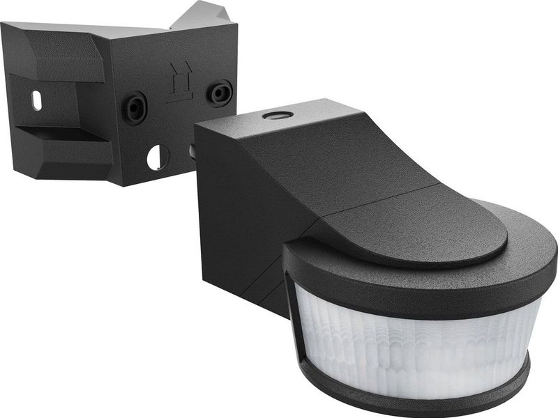 LED's Light Pro Bewegingssensor met Hoekbeugel Universeel - 12 meter bereik - Zwart