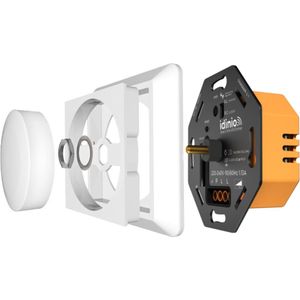 Proventa Universele Smart LED Dimmer incl. afdekraam - 0-300W  - WIFI App inbouwdimmer