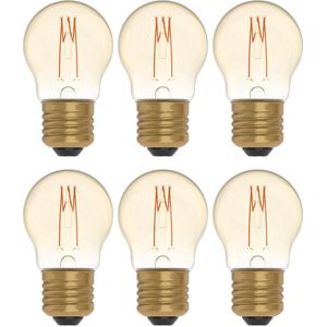 Proventa DECO LED Filament lamp E27 - Model XS - Dimbaar -  ⌀ 45 mm - Extra warm wit - 6-pack