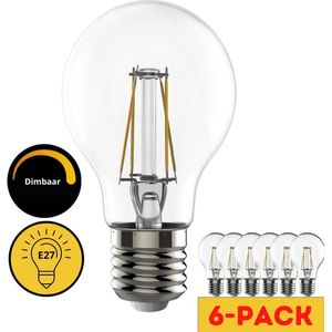 Proventa Energiezuinige LED Filament lamp met grote E27 fitting - 6-pack LED lampen