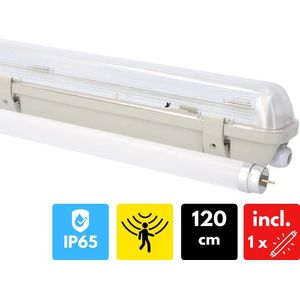 Proventa Outdoor LED TL lamp met bewegingssensor en daglichtsensor - Waterdicht - 120 cm