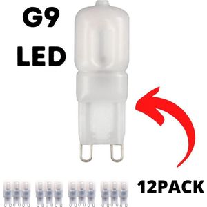 LED steeklampje met G9 fitting - 200 lumen - 2.5W - ⌀  16 mm - 10 x LED G9 steeklampjes