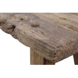 Decoratieve bank - 120x31x45 - Rustiek blank - Oud hout