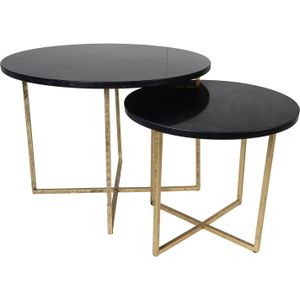 Ronde Bijzettafel Set Van 2 - HSM Collection - HUISTUIN Design