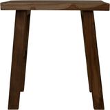 HSM Collection -rechthoekige kruk-45x29x45--teak