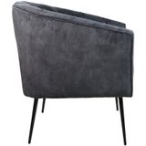 HSM Collection Fauteuil Chester Antraciet Adore