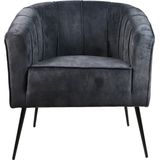 Fauteuil Chester - 72x71x80 - Antraciet - Adore 29