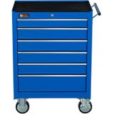 George Tools gereedschapswagen 6 lades blauw