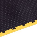 PVC industrieel kliktegel antivermoeidheid zwart 50x50 cm