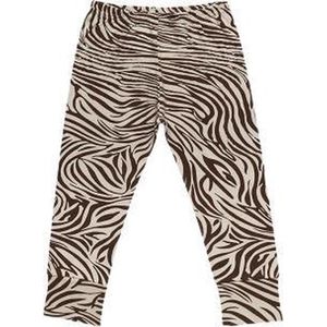 Little Indians Legging Zebra Junior Katoen Zwart/wit Mt 3-6 Maanden
