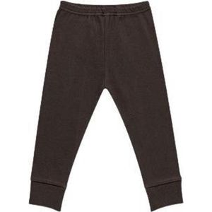 Little Indians Legging Rib Junior Katoen Donkerbruin Mt 6-9 Maanden