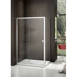 Saniclear Slide douchecabine Chroom 120x90cm