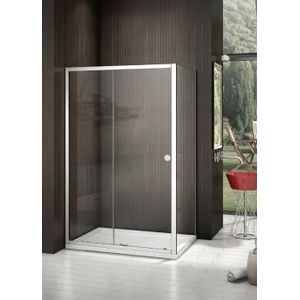 Saniclear Slide douchecabine Chroom 110x80cm