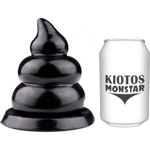 Kiotos Monstar Buttplug Bastian 13.5 x 8 cm - zwart