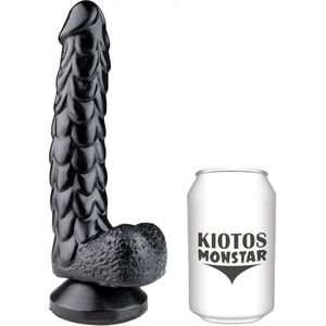 Kiotos Monstar - Echo - Dildo - 24,5 x 4 cm - Zwart