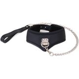 Basic Collar met leash van PU leer