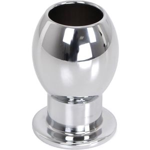Kiotos Steel - Holle Anaal Plug - RVS - Maat L - Lengte 75 mm