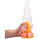 Dinoo - Primal Desires Extra Grote Dildo Met Zuignap Spino - Transparant