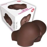 Perfect Toys - Mega Masturbator - Large Met Twee Gaten - Bruin