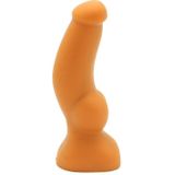 Gold Play - Soft Liquid Siliconen Anaal Dildo Cock - Goud