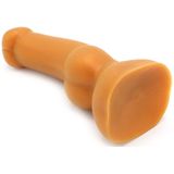 Gold Play - Soft Liquid Siliconen Anaal Dildo Cock - Goud