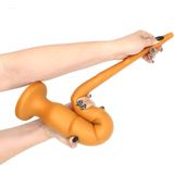 Gold Play - Soft Liquid Siliconen Anaal Dildo Rex - Goud