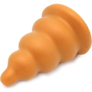 Gold Play - Soft Liquid Siliconen Anaal Dildo Blop - Goud