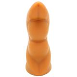 Gold Play - Soft Liquid Siliconen Dildo - Alien - Goud