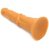 Gold Play - Soft Liquid Siliconen Dildo - Beast - Goud