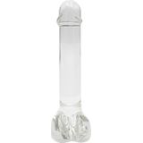 Kiotos Gladde Glazen Dildo 17 X 3 cm - Transparant