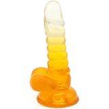 Kiotos Cox Color Gekleurde Dildo 01 - Transparant/Geel