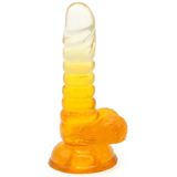 Kiotos Cox Color Gekleurde Dildo 01 - Transparant/Geel