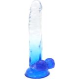 Kiotos Cox Color Gekleurde Dildo 05 - transparant/blauw