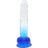 Kiotos Cox Color Gekleurde Dildo 05 - transparant/blauw