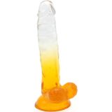 Kiotos Cox Color Gekleurde Dildo 05 - transparant/geel