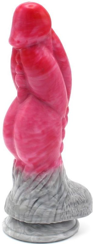 Kiotos Monstar Dildo Beast 23 - roze/grijs/wit
