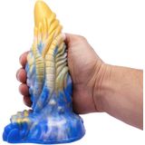 Kiotos Monstar - Dildo Beast 36 - 20 X 7 cm - Goud/Blauw