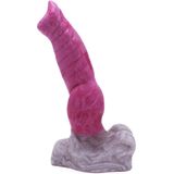 Kiotos Monstar - Anaal Dildo Beast 42 - 25.5 X 4.8 cm - Wit/Rood/Grijs